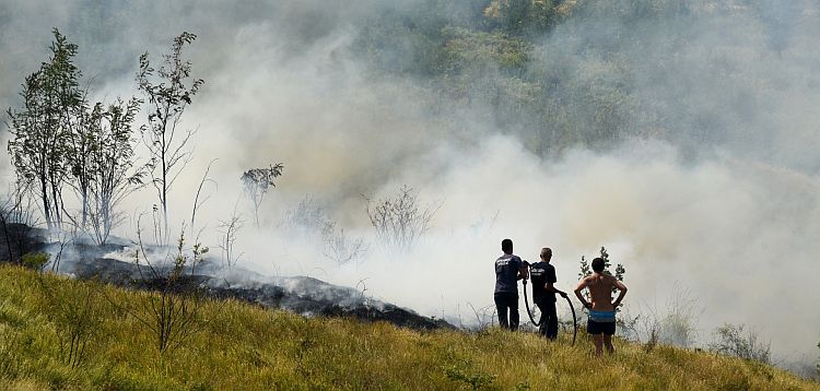 Пожары в Подгорице в июле 2017 года