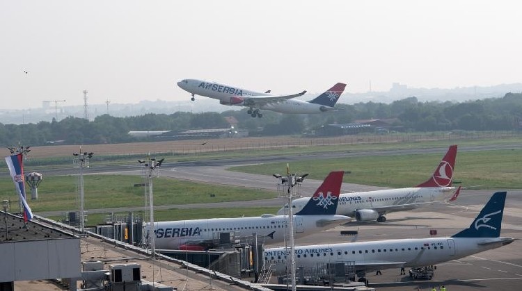 Первый рейс Air Serbia в Нью-Йорк. Фото: Poslovni.hr, Srdjan Ilic, PIXSELL
