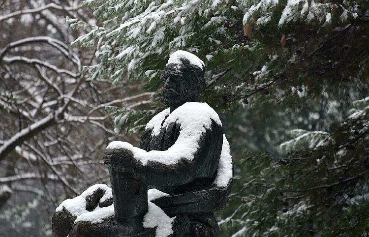 Снегопад в Подгорице в январе 2026 года