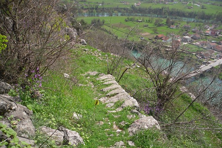 Турецкая крепость в черногорском городке Спуж