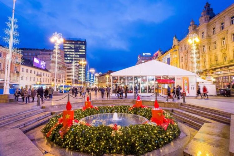 Загреб - лучшее направление для отдыха на Рождество Загреб в Рождество. Фото: Croatiatravel.org