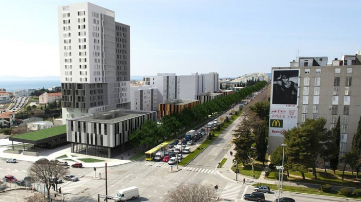 В Сплите построят мини-город Жилой комплекс в Сплите. Фото: Dalmacijanews.hr