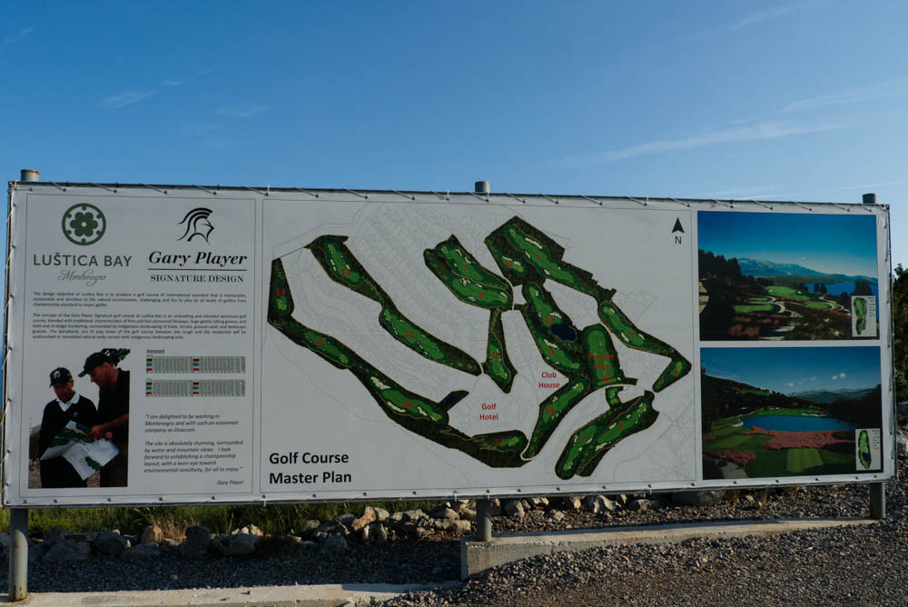 Открытие поля Golf Driving Range на Луштице