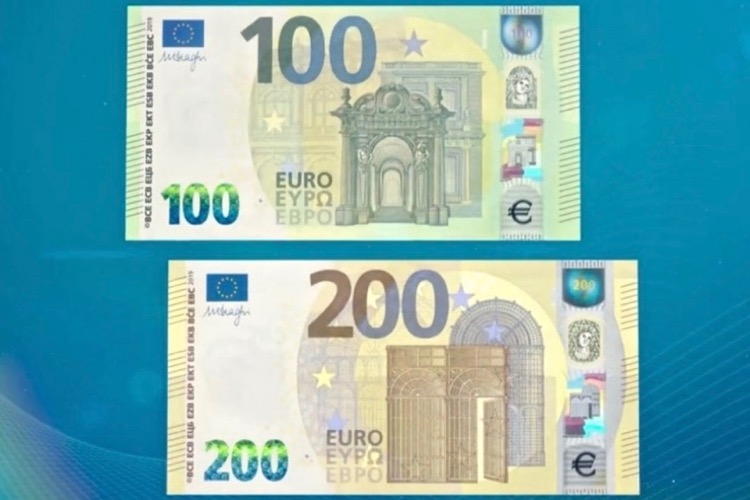 В Черногории появятся новые банкноты 100 и 200 евро Новые банкноты 100 и 200 евро. Фото: The Baltic Times