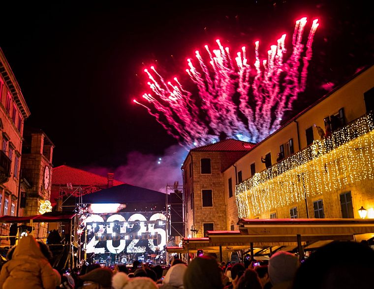 Встреча Нового года в Которе