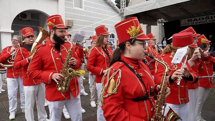 Открытие 57-го Праздника мимозы в Херцег-Нови