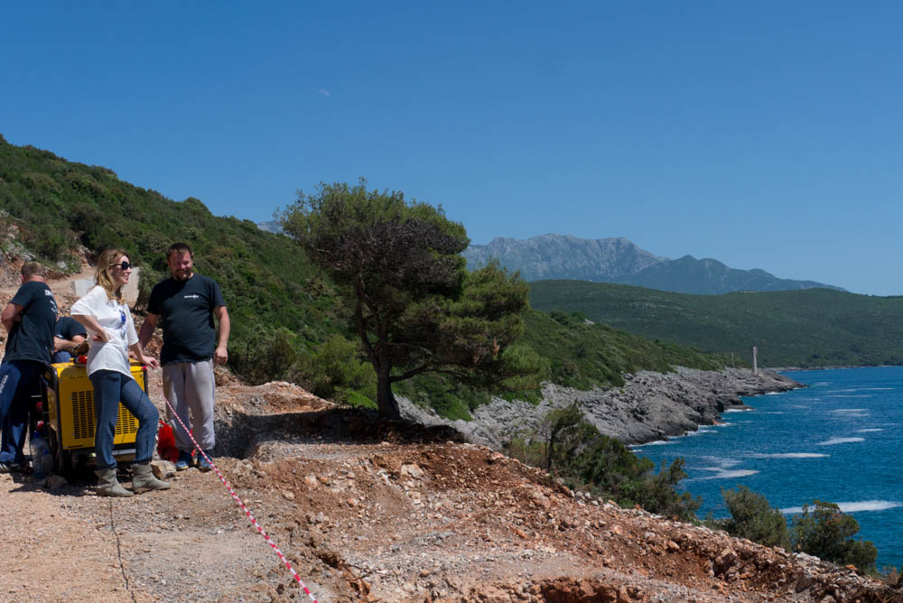 Закладка первого камня в основание комплекса Luštica Bay на Луштице