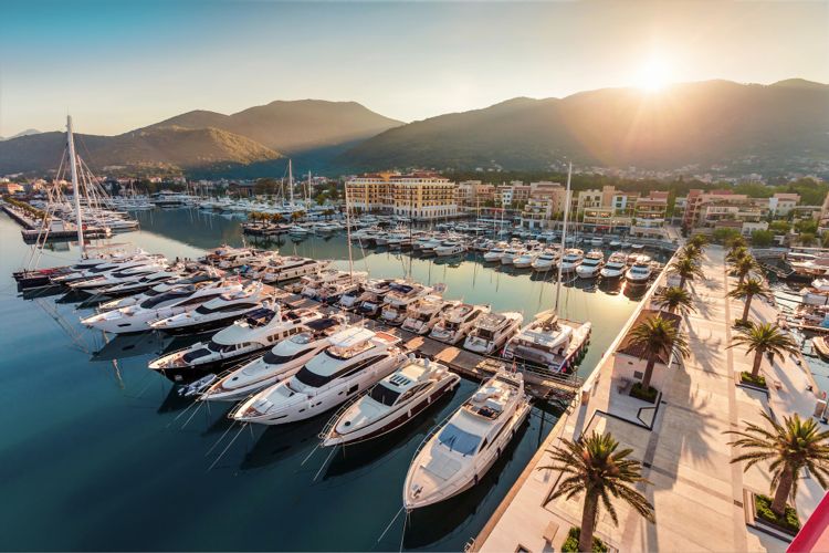 Яхт-клуб Porto Montenegro в Тивате. Фото: Porto Montenegro