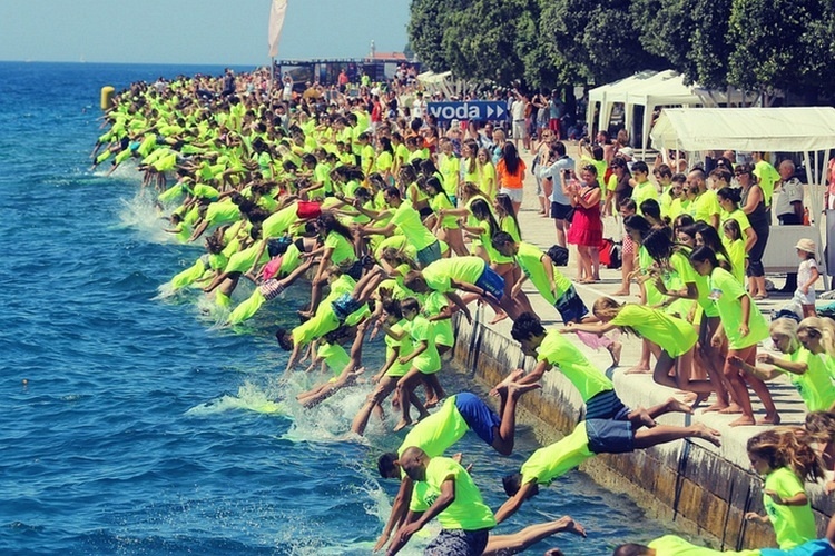 Массовые прыжки в воду пройдут в Задаре Фото: Croatia.hr