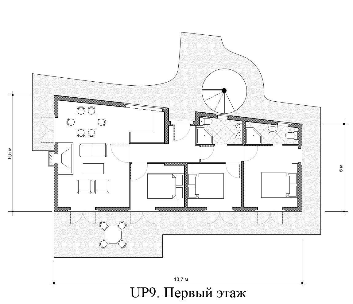 Квартира в Черногории, в Биела