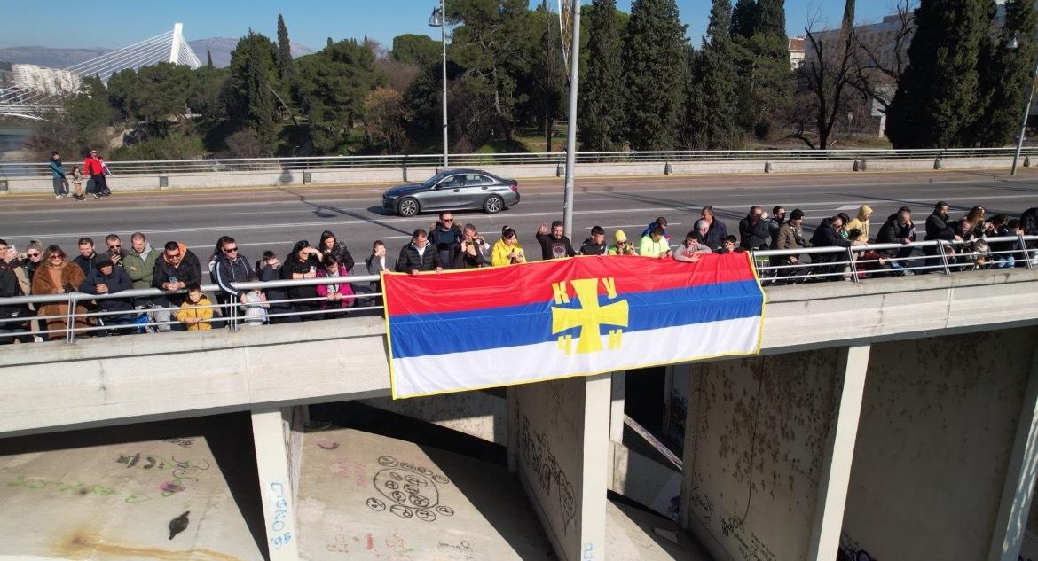 Заплыв за Богоявленским крестом в Подгорице 19 января 2026 года