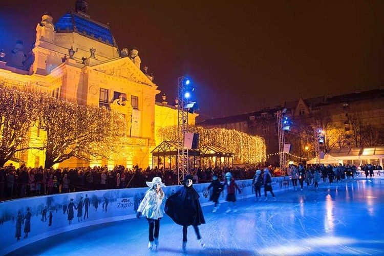 В центре Загреба 26 ноября откроется ледовый парк Ледовый парк в Загребе. Фото: President-zagreb.com, архив