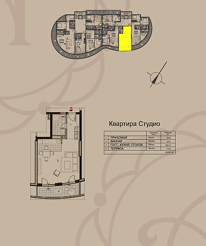 Квартира в Черногории, в Бечичи