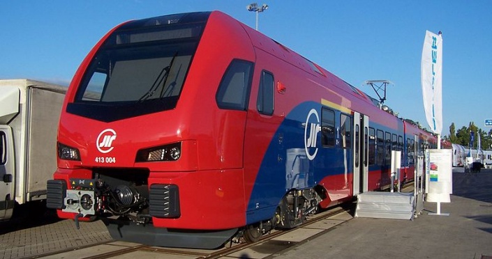 На линии Белград - Ниш начнет ходить швейцарский поезд Stadler Rail Поезд компании компании Stadler Rail. Фото: Novinarionline.com