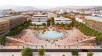 Проект реконструкции центральной площади в Подгорице. Фото: Cdm.me