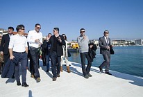 Премьер Хорватии Зоран Миланович на реконструированной набережной в Сплите. Фото: Slobodnadalmacija.hr