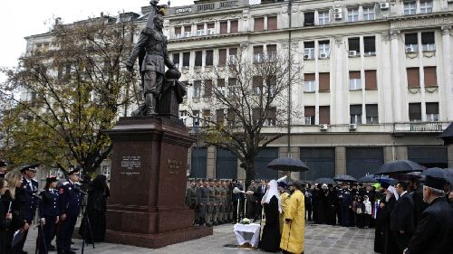 Открытие памятника Николаю II в Белграде. Фото: Beta, Emil Vaš