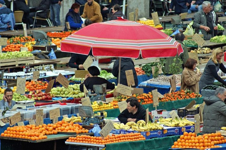 Рынок в Загребе. Фото: Virtualtourist.com