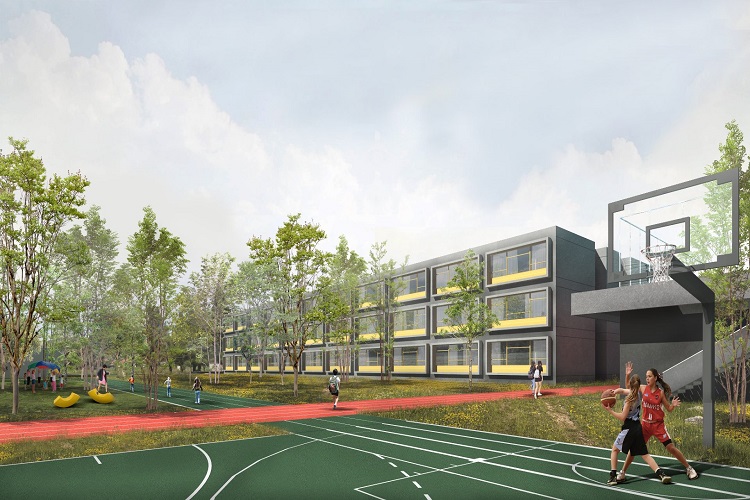 Проект школы в районе Толоши в Подгорице. Фото: Cdm.me