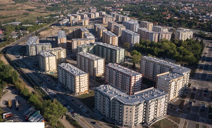 В Сербии рынок недвижимости сократился на 30% Квартал Stepa Stepanovic в Белграде. Фото: Facebook, Naselje Stepa Stepanovic