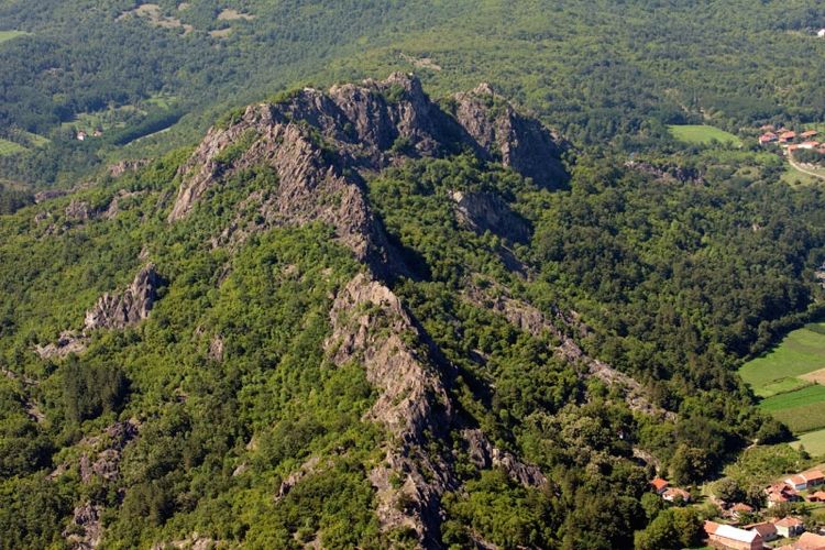 Остатки сербской крепости Борач